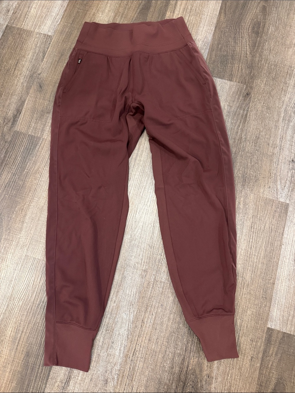 Athleta Women's Track Joggers in Burgundy